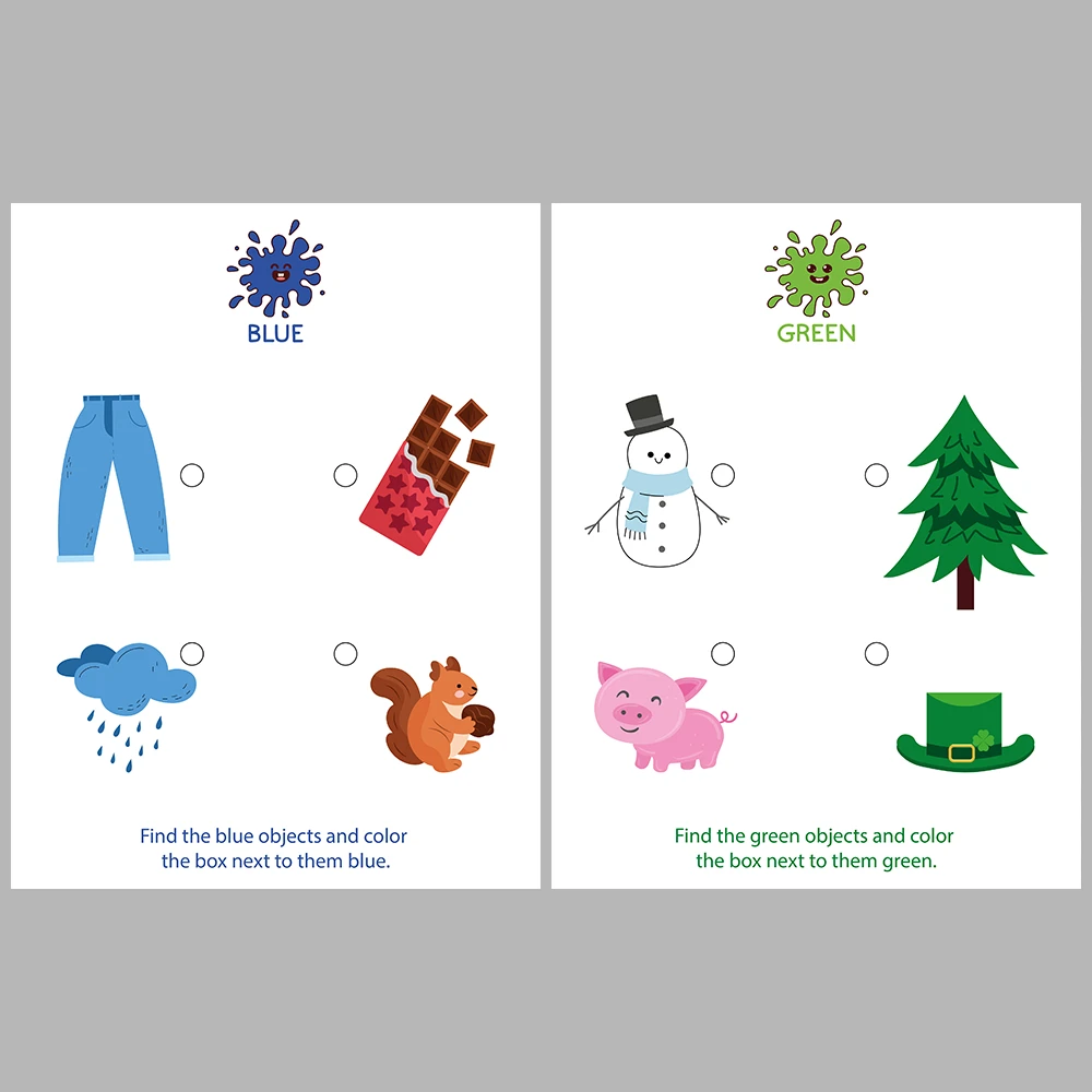 I Am Learning Colors Color-Marking Activity
