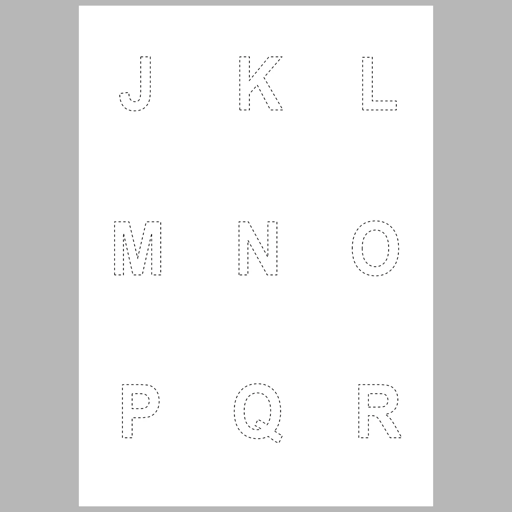 I’m Learning the Letters Uppercase Writing Practice