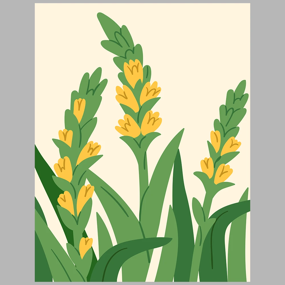 floral-themed posters
