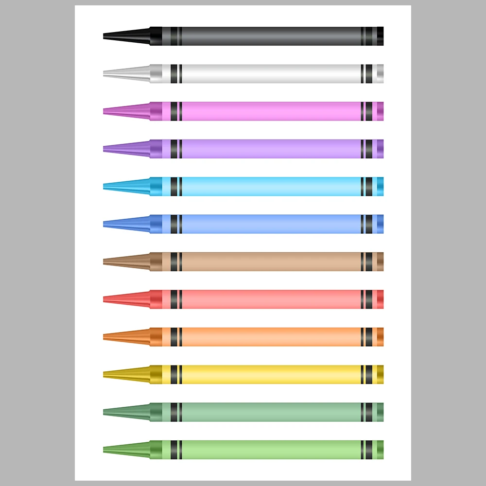 Pencil-Themed Color-Matching Activity Book