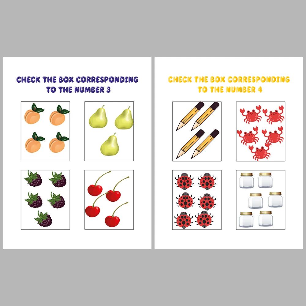 Number Recognition and Matching Activity and Game