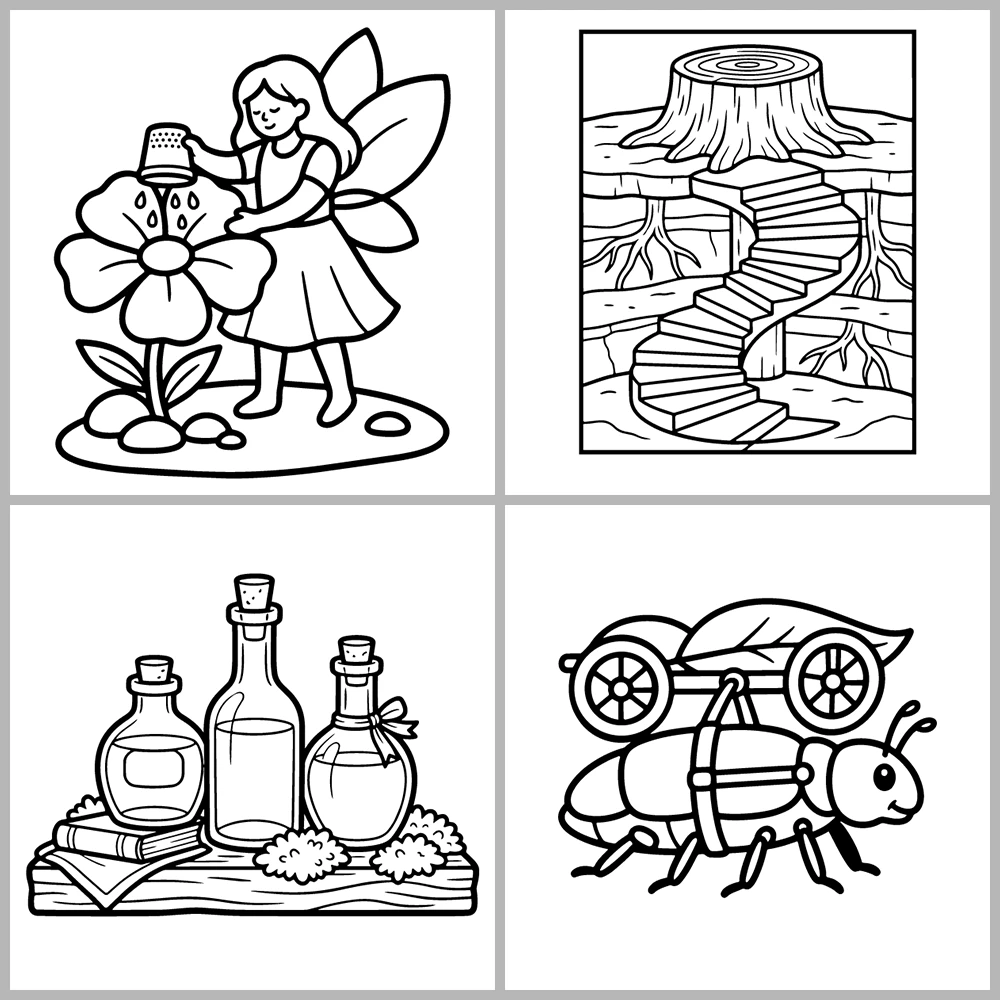Cozy Fairy – Magical Coloring Book