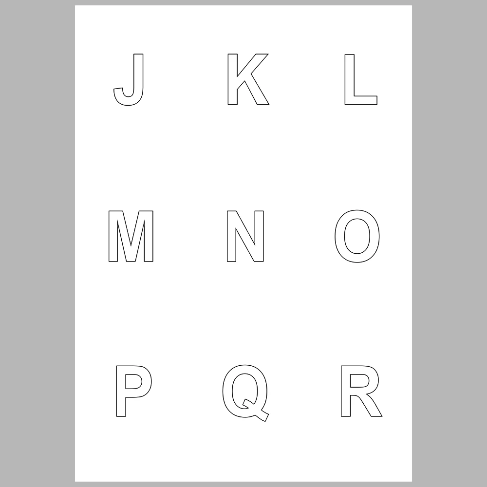 I Am Learning Letters – Letter Coloring