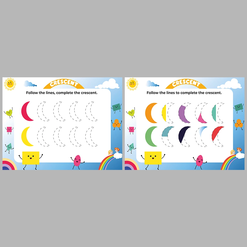 Learning Shapes – Crescent