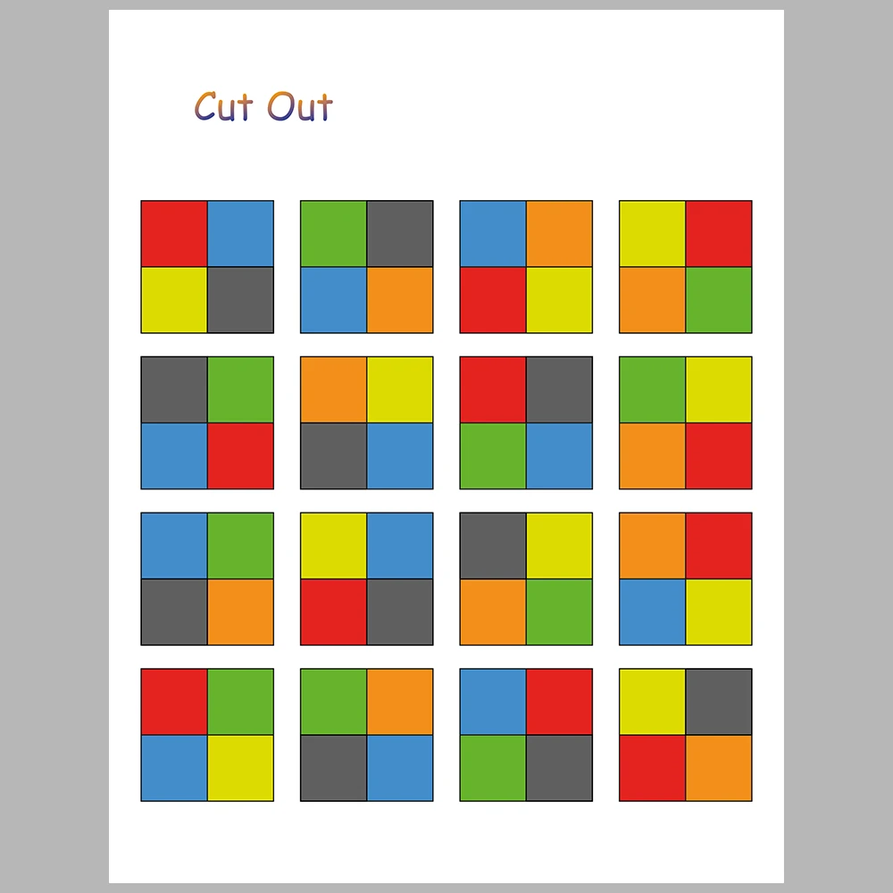 Coding Worksheet With Colors And Shapes