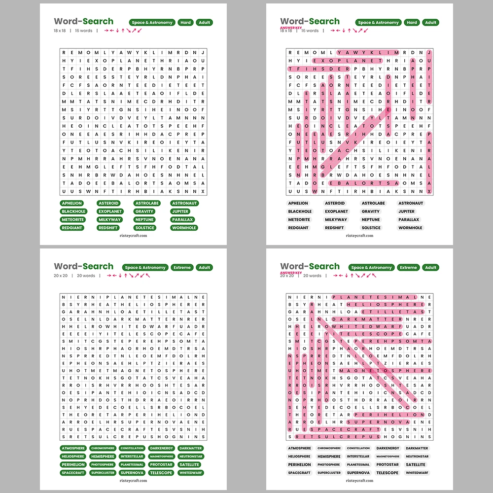 Word Search – Norse Mythology – Pirates & Sailing – Themes