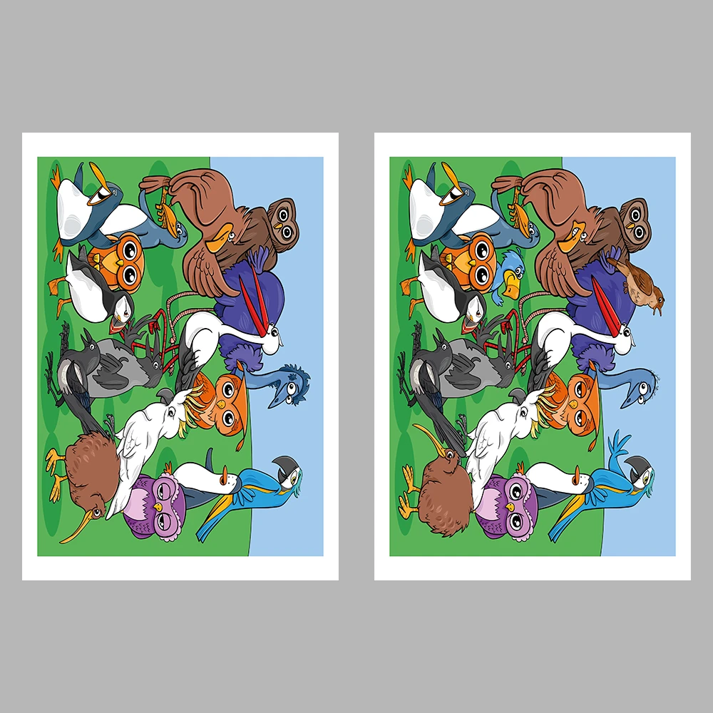 Spot the 10 Differences Puzzle Book