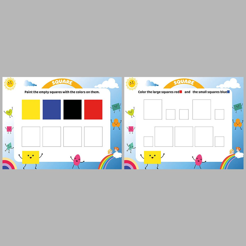 Learning Shapes – Square
