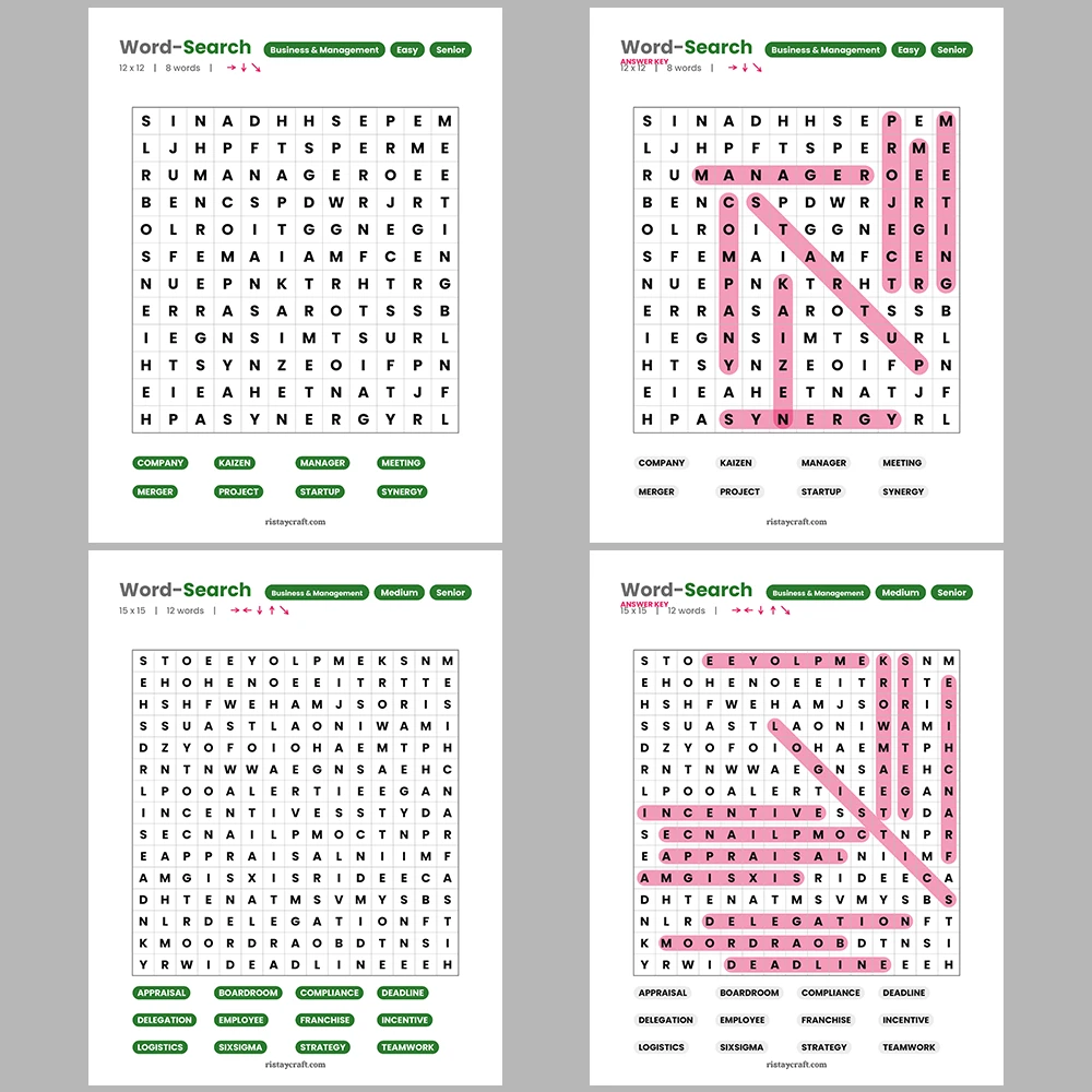Word Puzzle – Tea & Tea Culture – Teeth & Dentistry – Themes