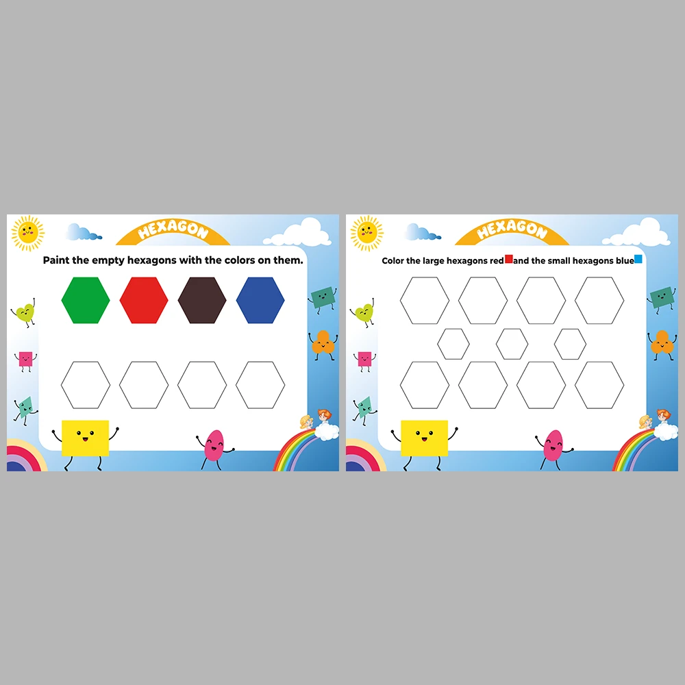 Learning Shapes – Hexagon