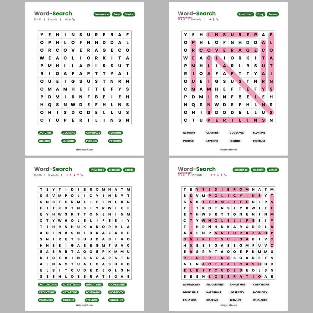 Word Puzzle – Woodworking & Joinery – Punctuation & Typography – Themes