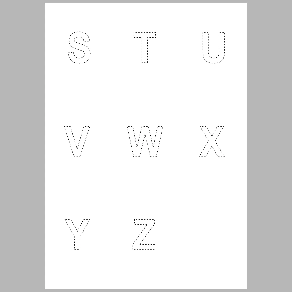 I’m Learning the Letters Uppercase Writing Practice