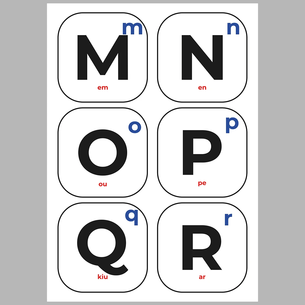 Learning the Alphabet – Suitable for Use with Classic-Themed Flashcards