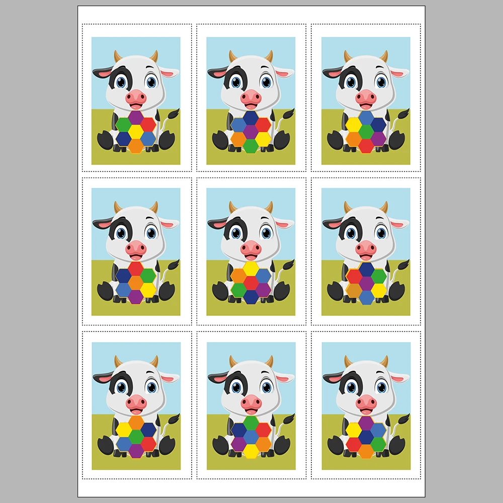 Cow-Themed Analytical Intelligence Card Game