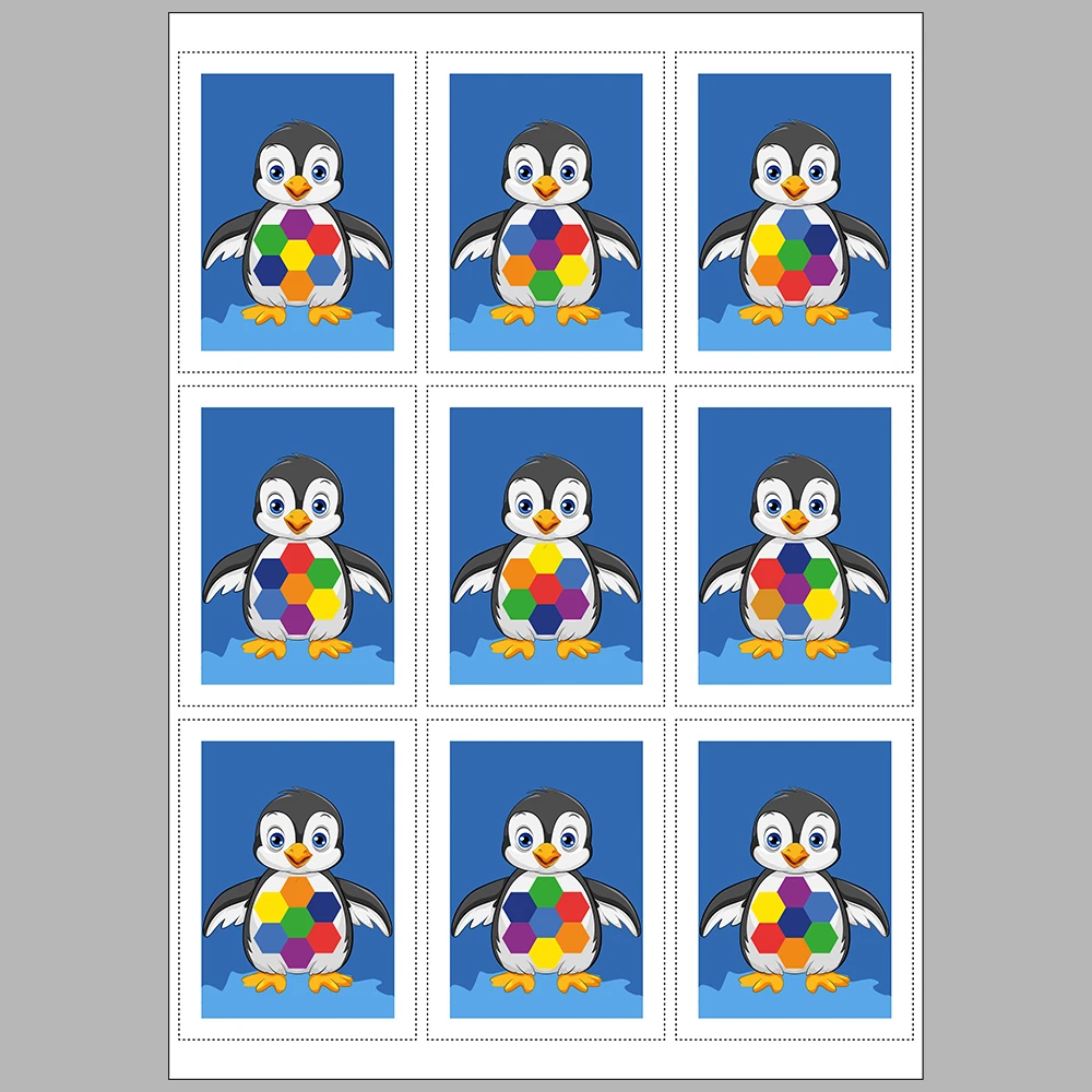 Penguin-Themed Analytical Intelligence Card Game