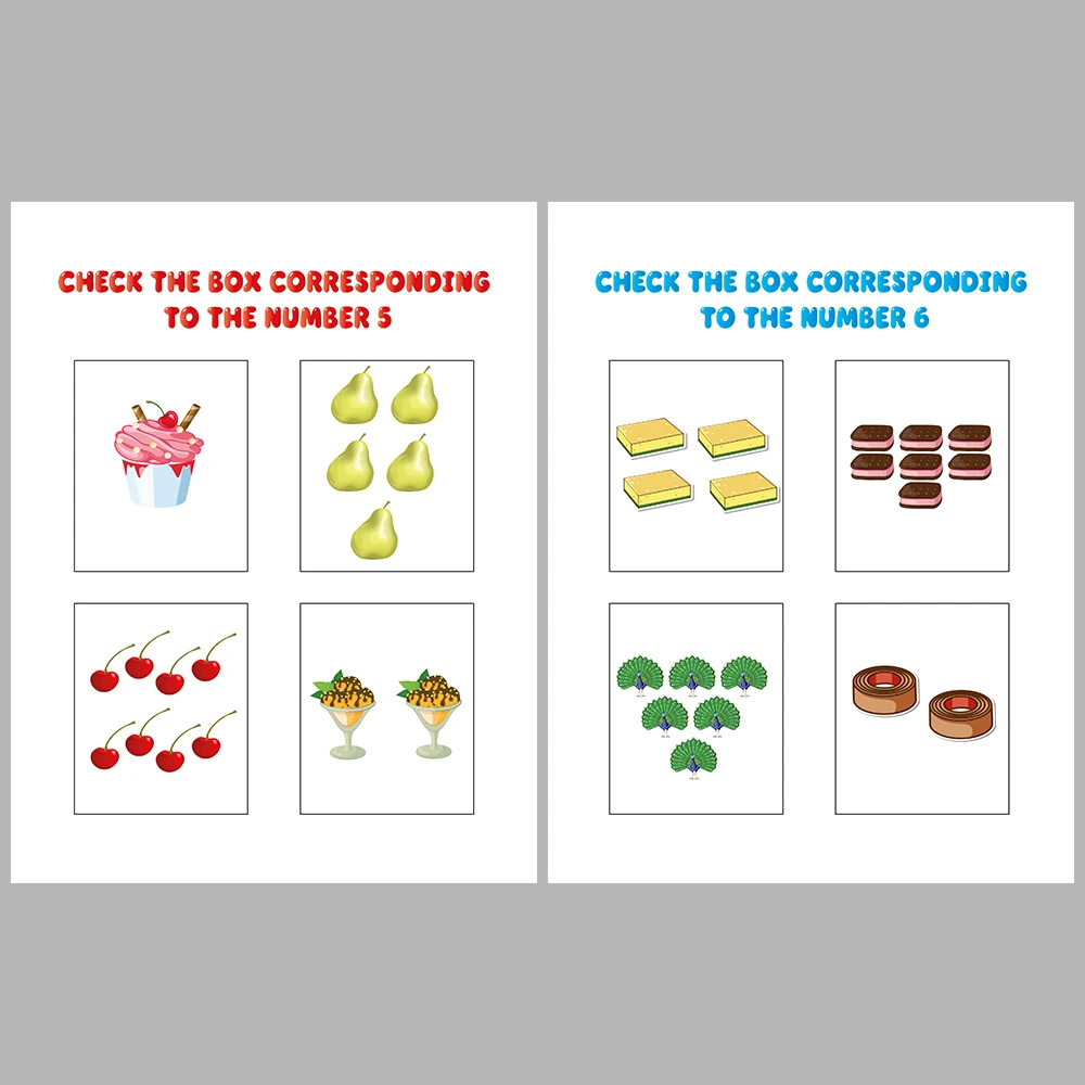 Number Recognition and Matching Activity and Game