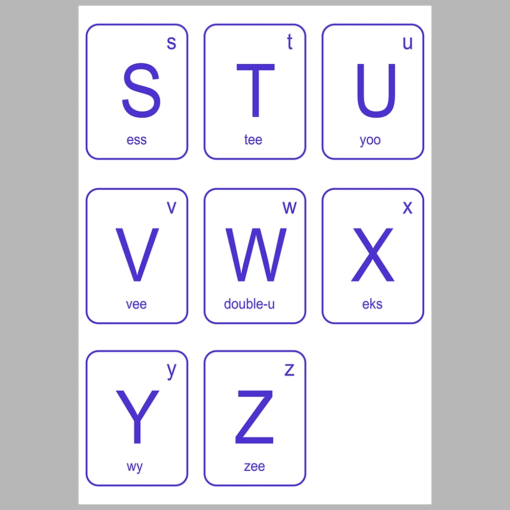 I Am Learning Letters – Suitable for Use with Blue-Themed Flashcards