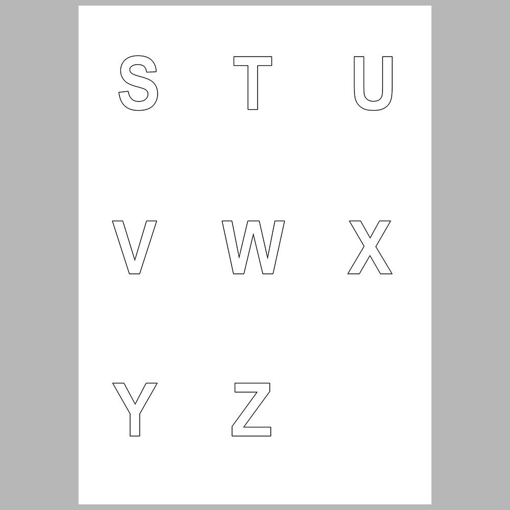 I Am Learning Letters – Letter Coloring