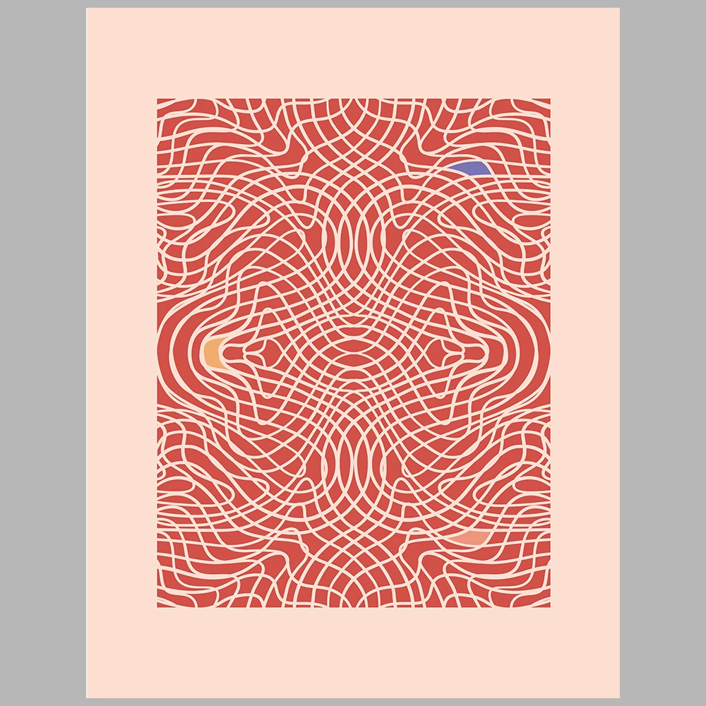 purple and orange themed posters