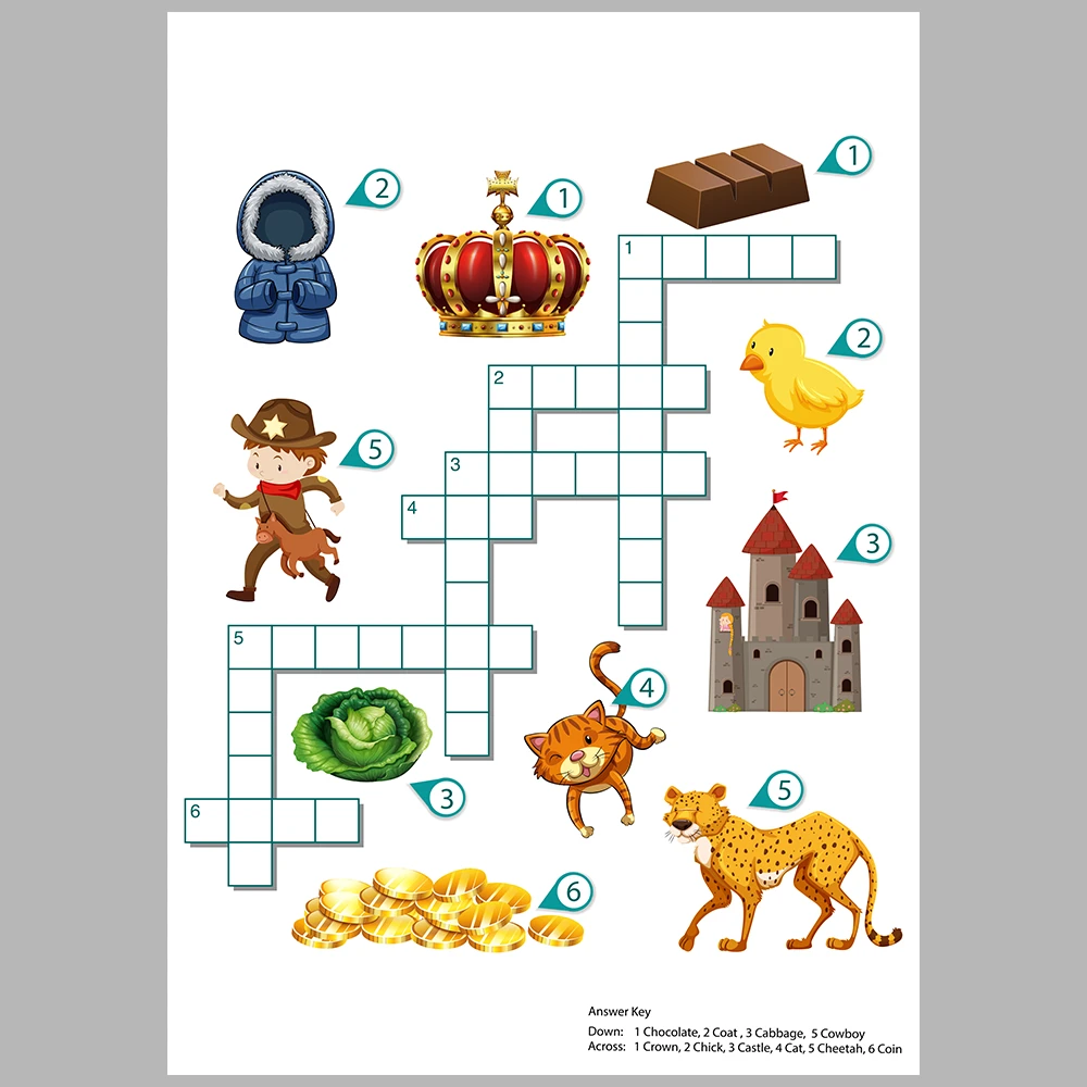 Picture puzzle pages