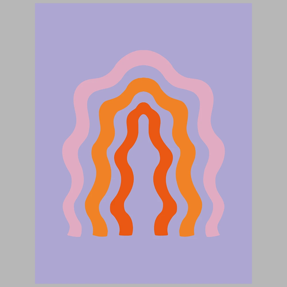 lilac-themed posters