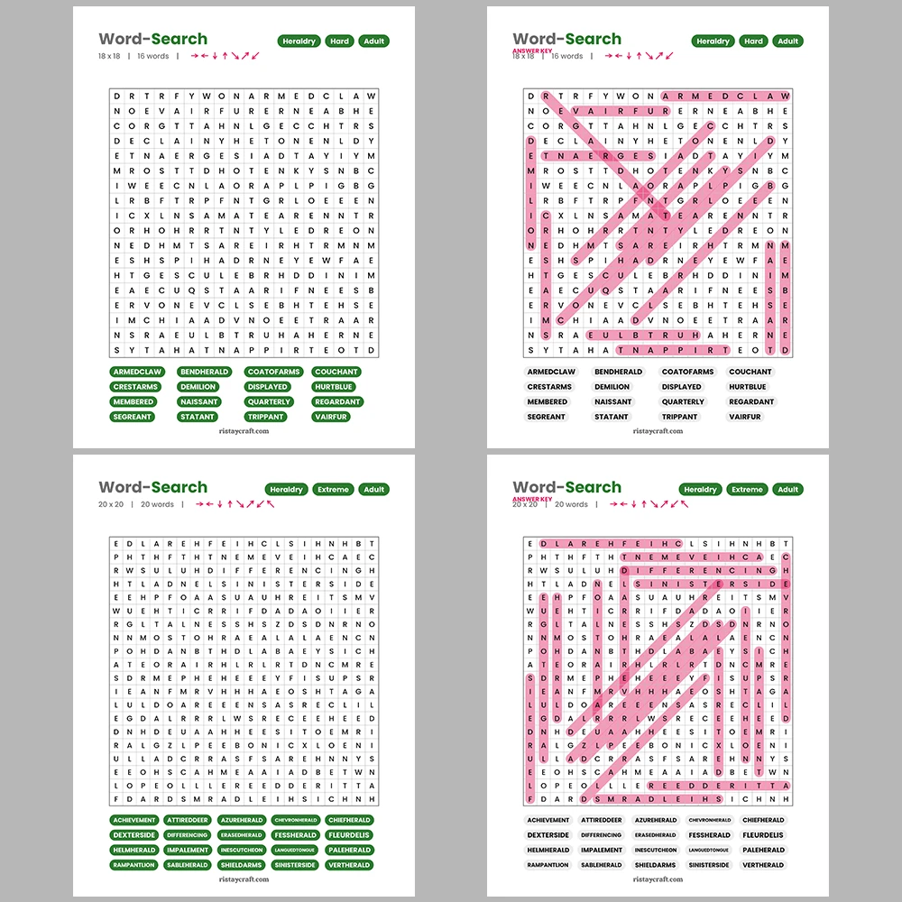 Word Puzzle – Greek Dishes – Lakes of the World – Themes