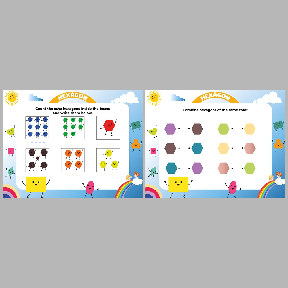 Learning Shapes – Hexagon
