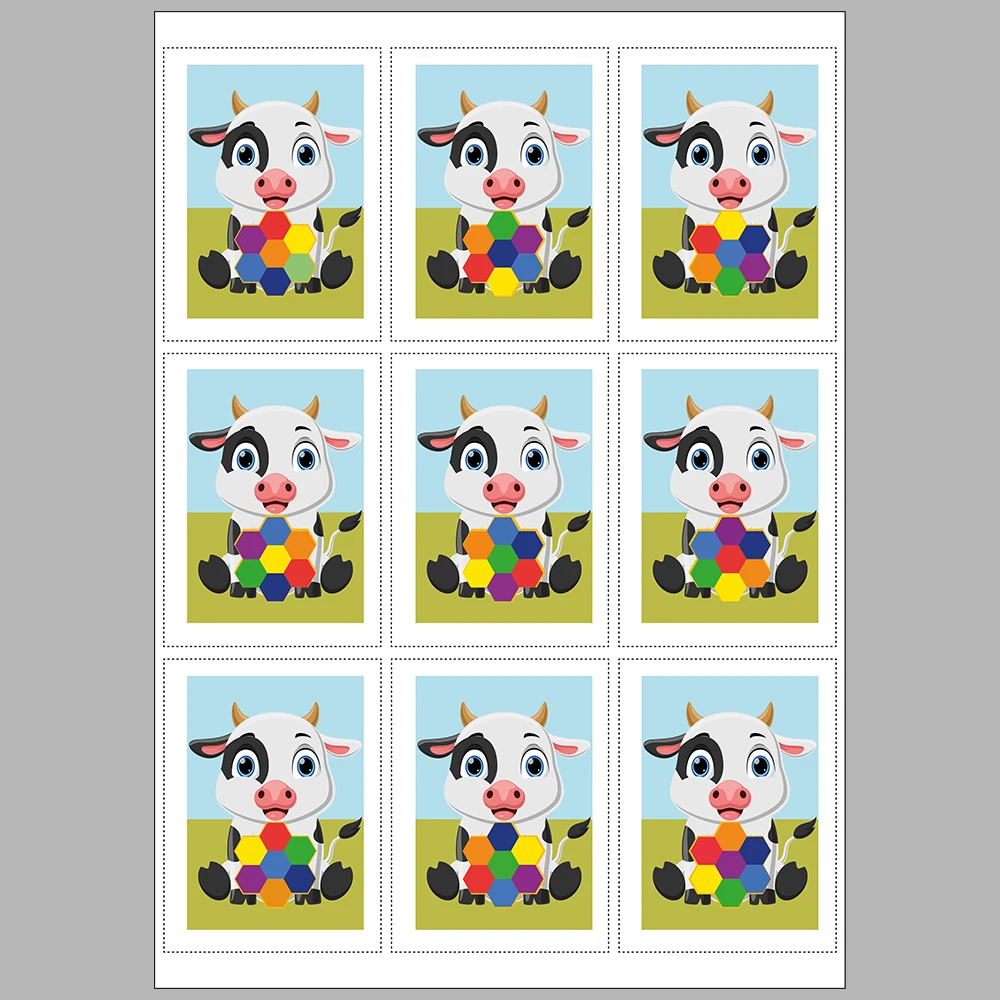 Cow-Themed Analytical Intelligence Card Game