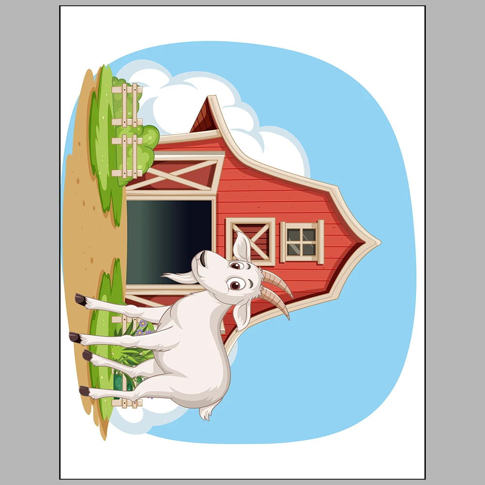 Mother and baby animal matching book