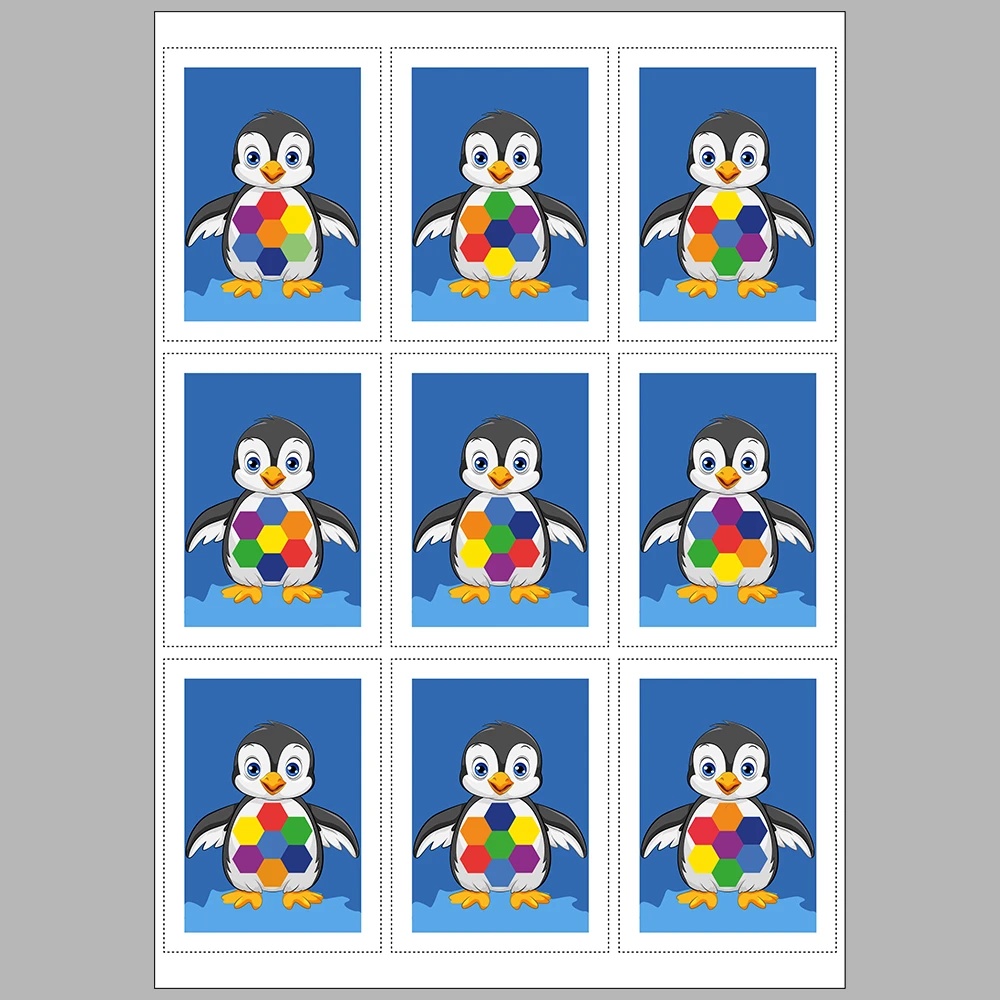 Penguin-Themed Analytical Intelligence Card Game