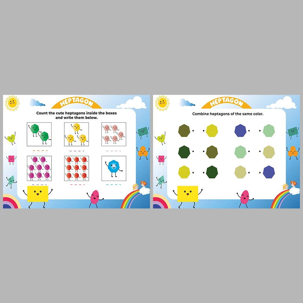 Learning Shapes – Heptagon