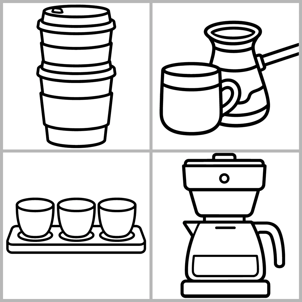 Cozy Coffee – Tea Coloring Book