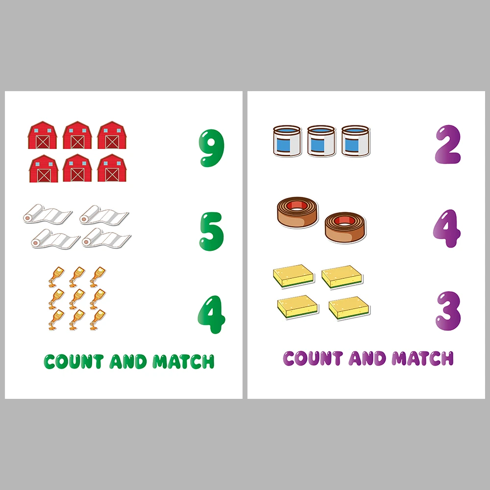 Number-Object Matching Activity Book