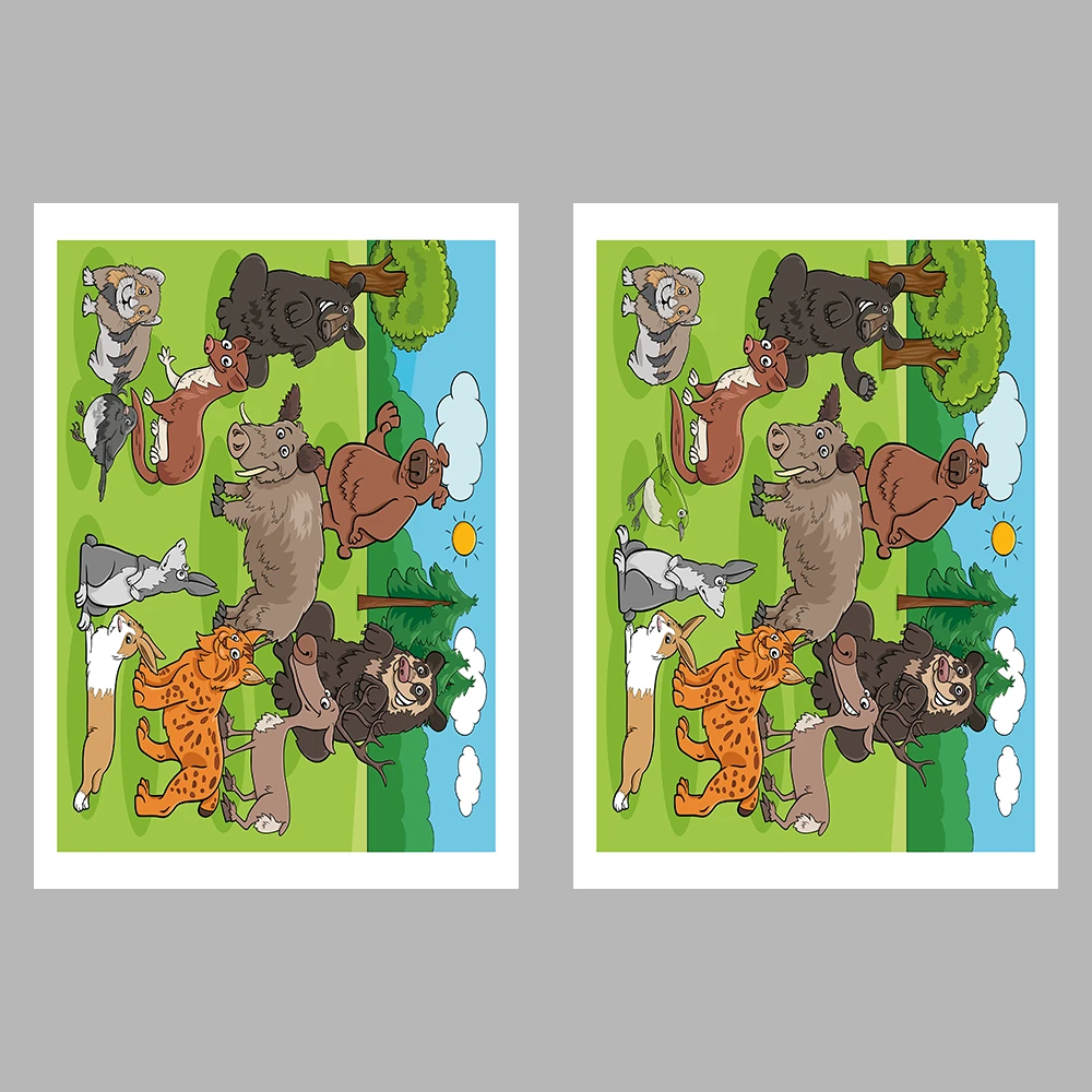 Spot the 10 Differences Puzzle Book