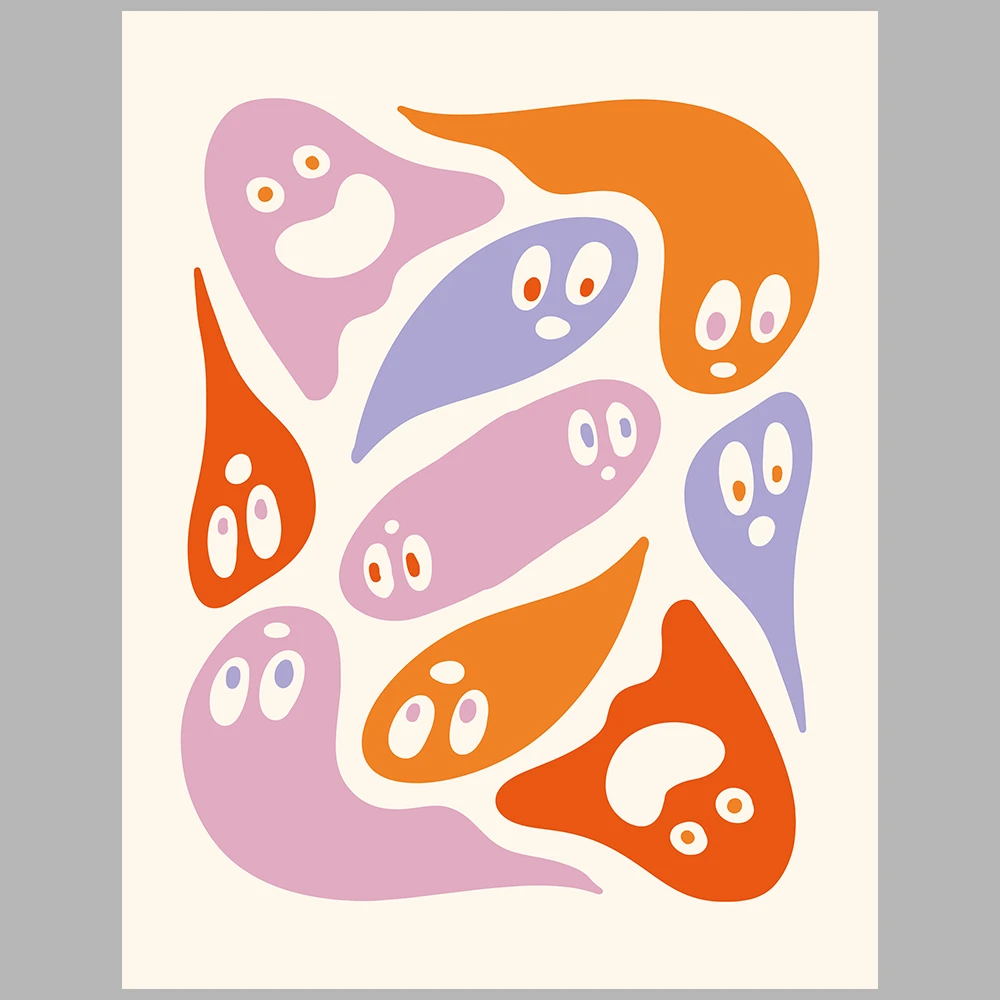 lilac-themed posters
