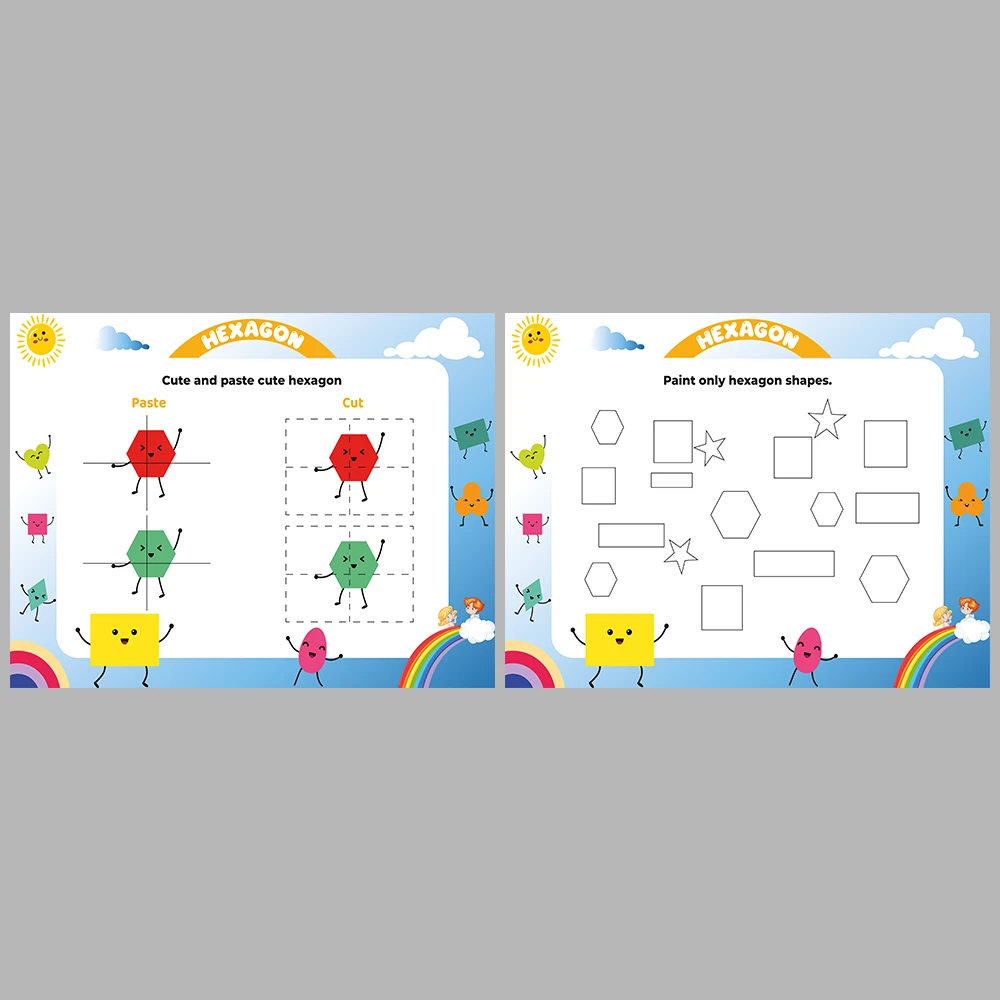 Learning Shapes – Hexagon