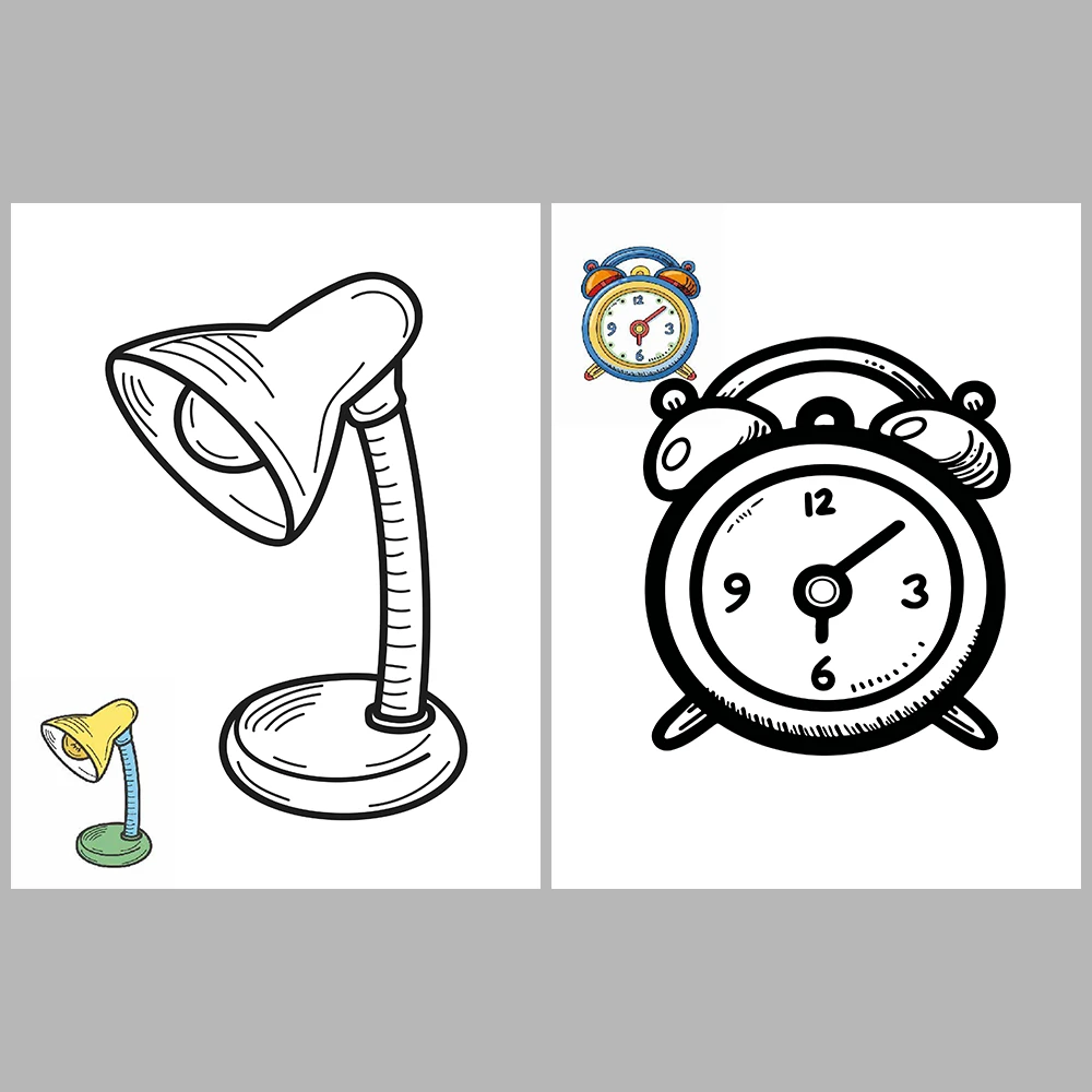 School Supplies Coloring Pages – With Reference Images
