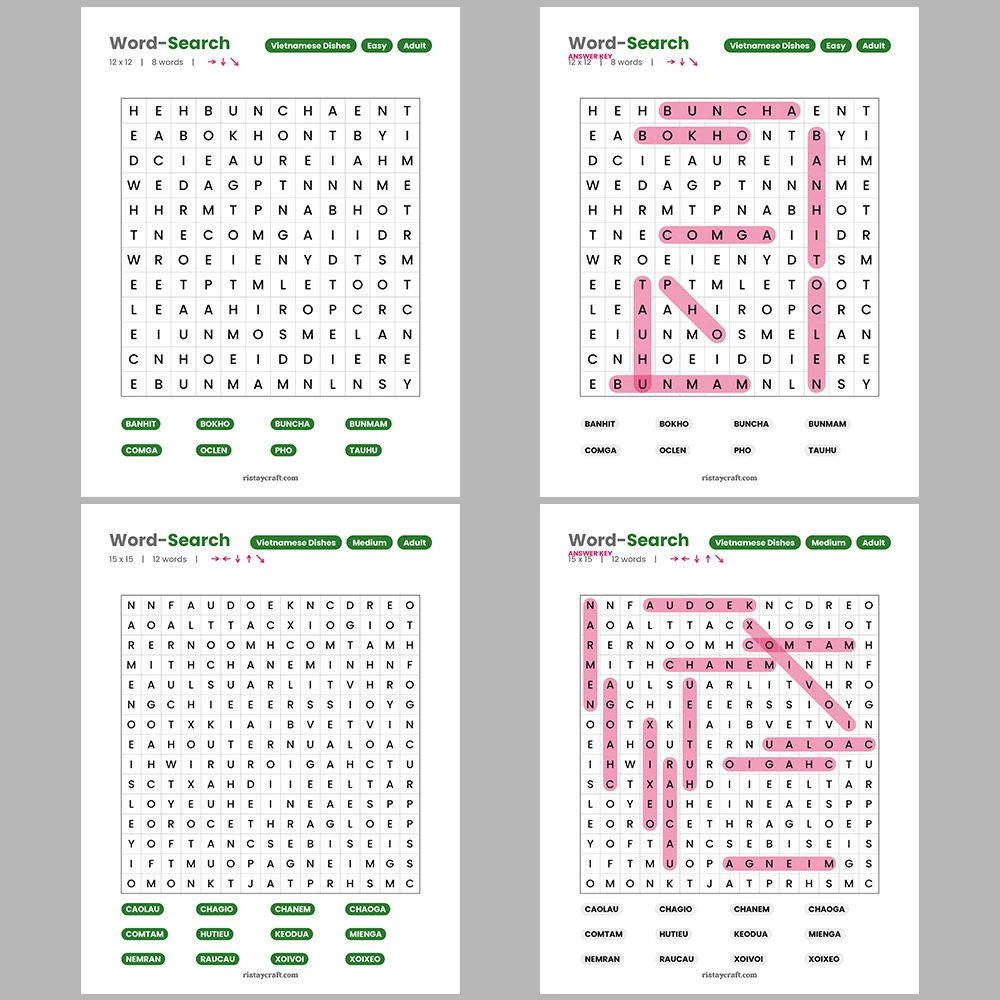 Word Puzzle – Herbalism & Medicinal Plants – Airlines – Themes