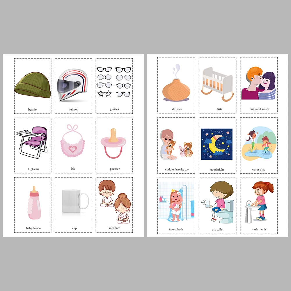 Word pattern flashcards