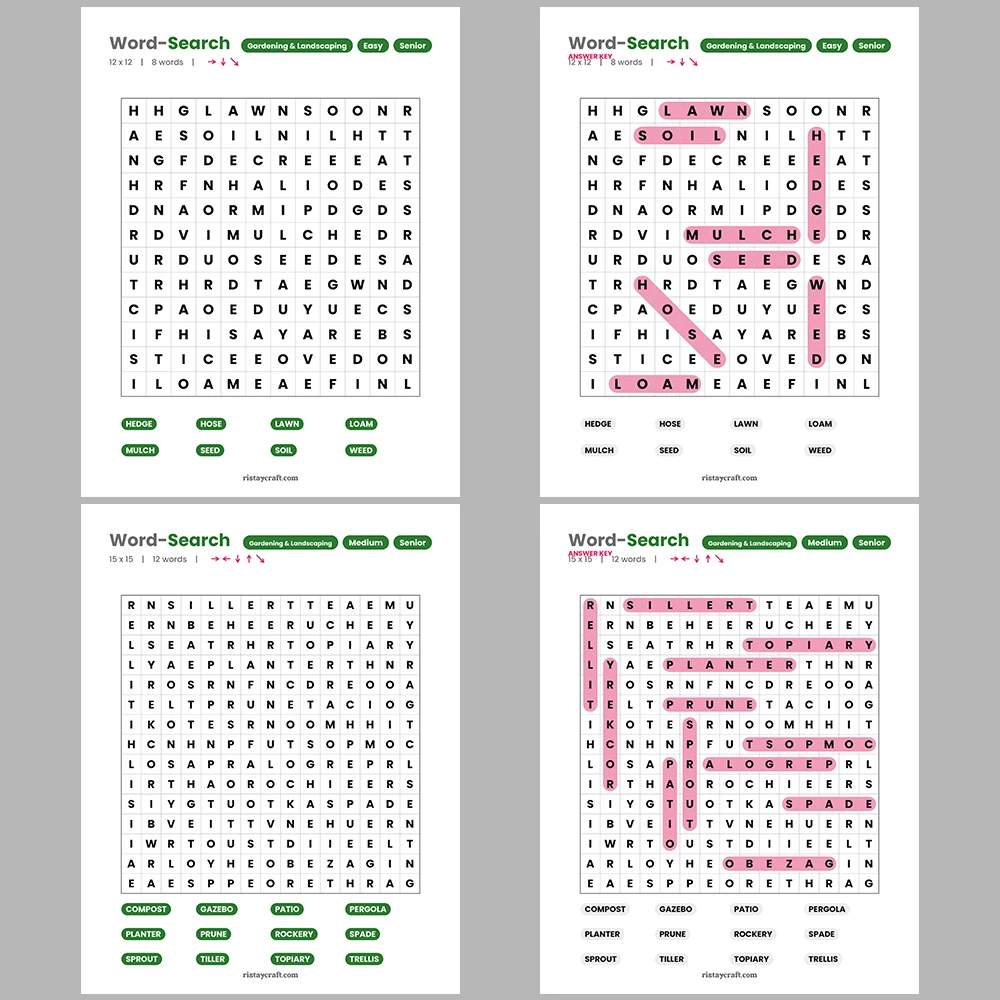 Word Puzzle – Origami & Paper Folding – Philosophers & Thinkers – Themes