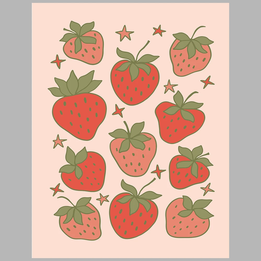 green and red themed posters