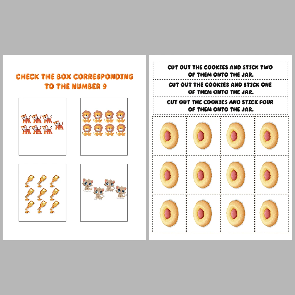 Number Recognition and Matching Activity and Game