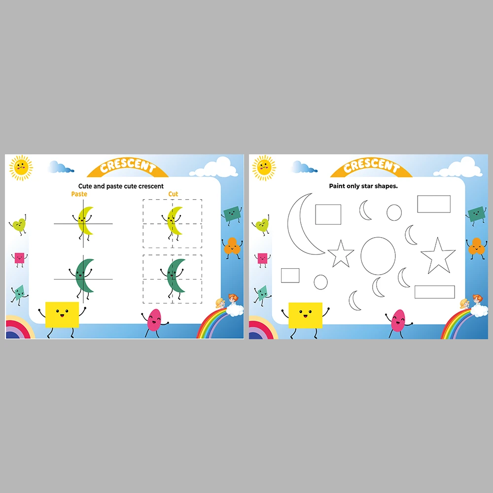 Learning Shapes – Crescent