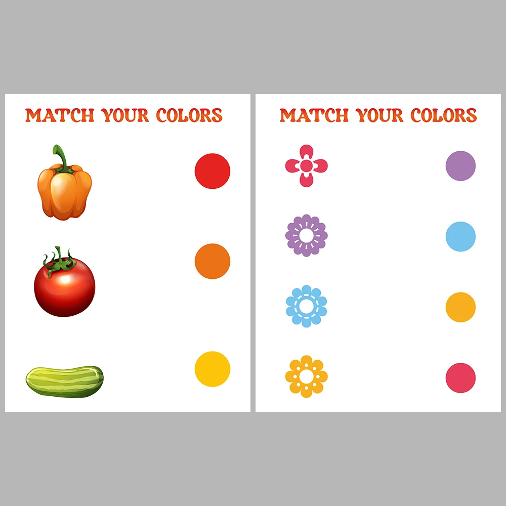 I Am Learning Colors Color-Matching Activity