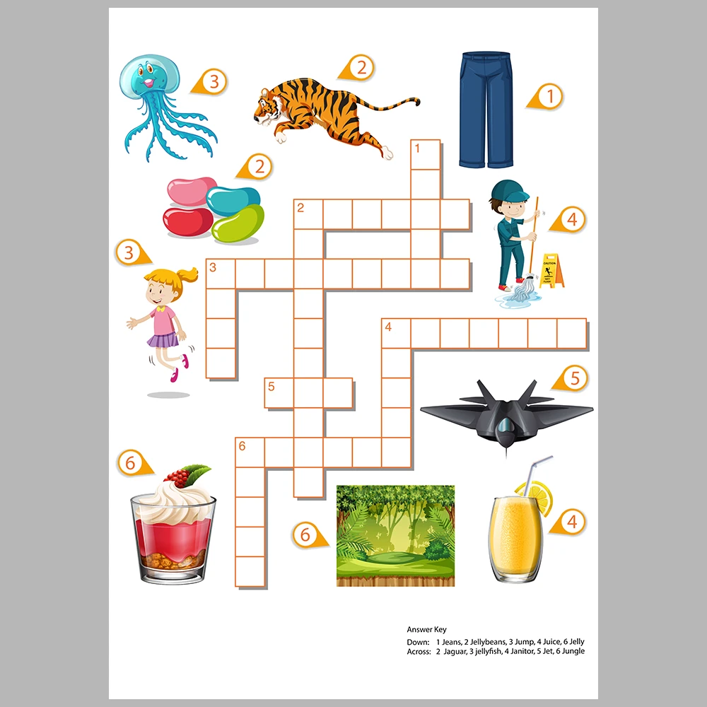Picture puzzle pages