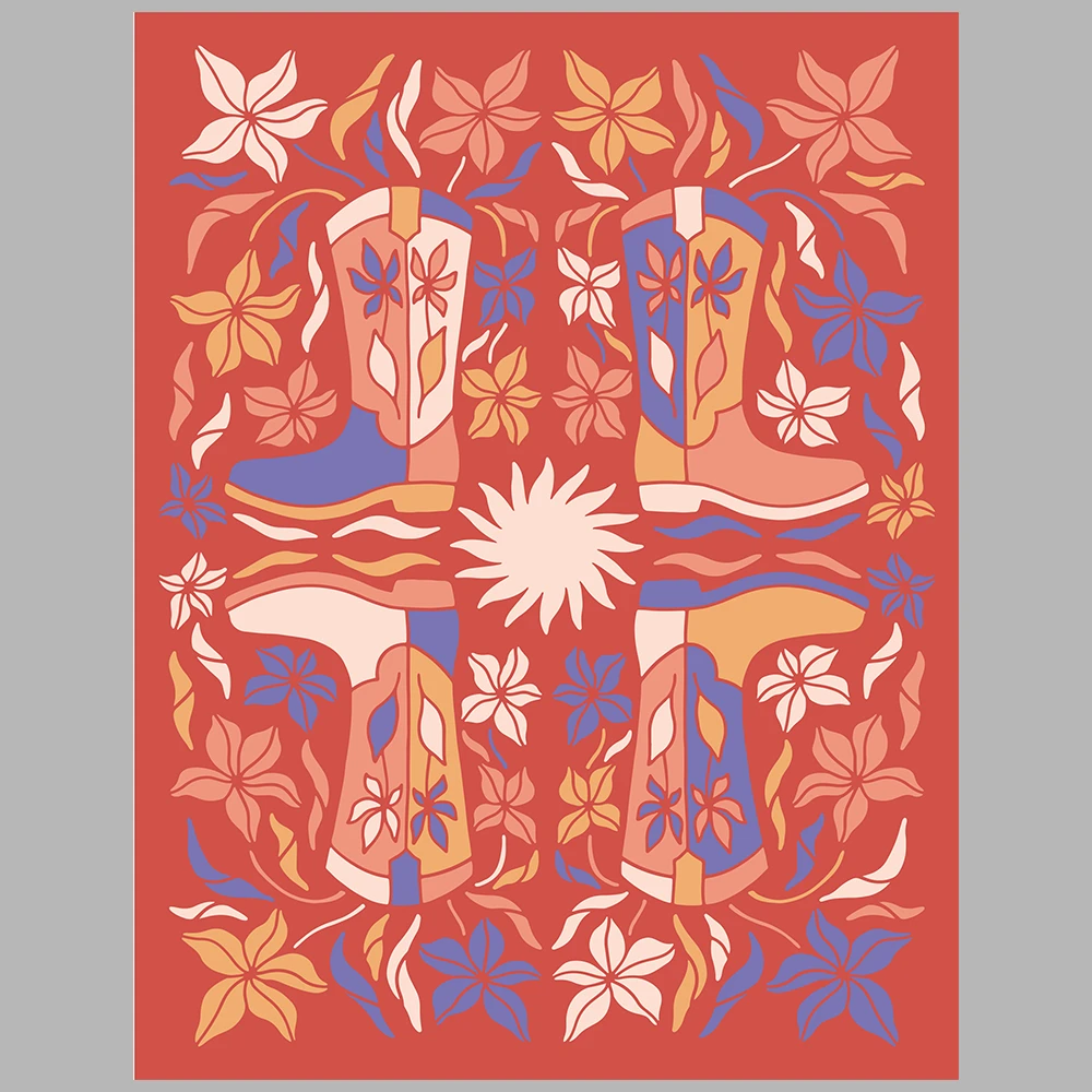 multicolored posters