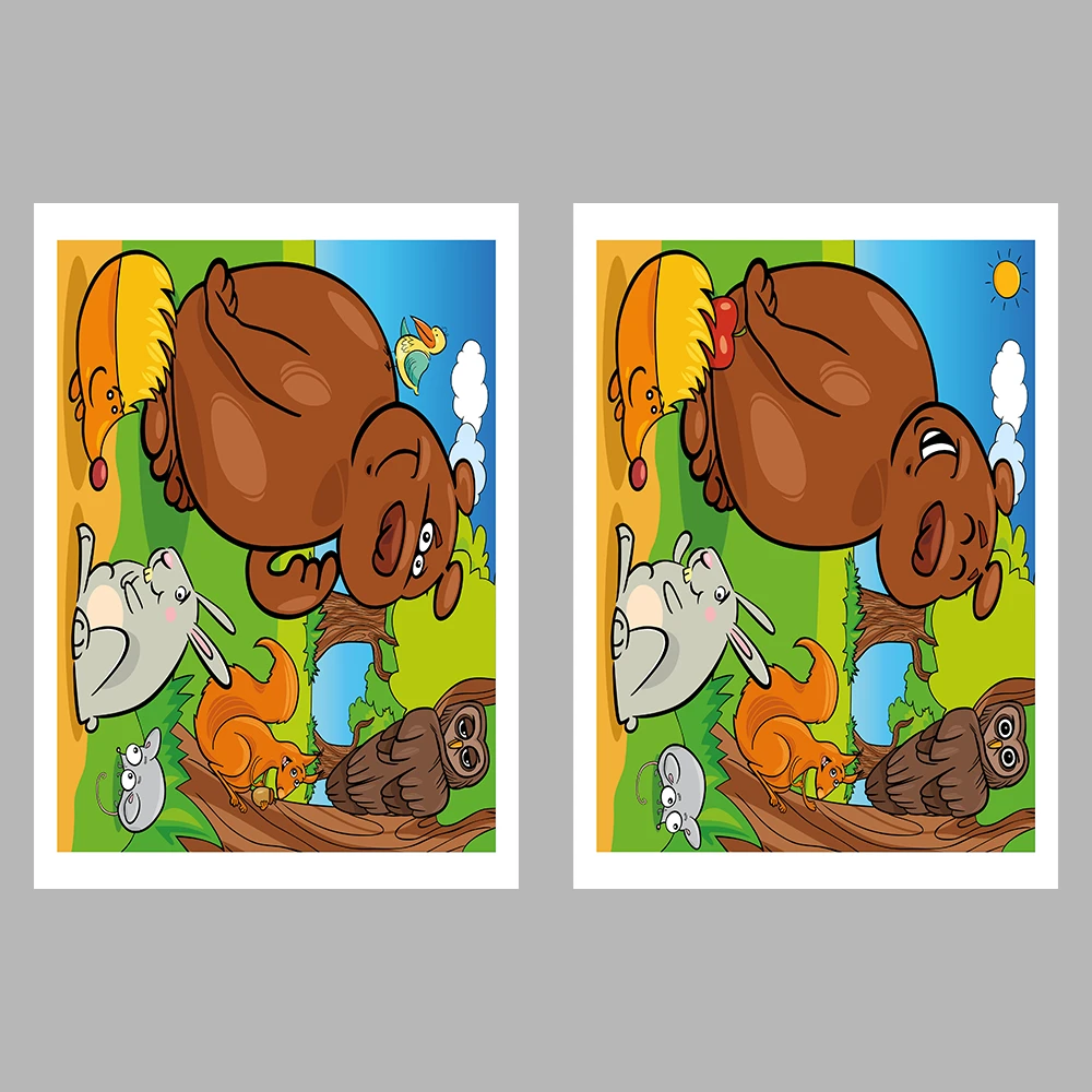 Spot the 10 Differences Puzzle Book