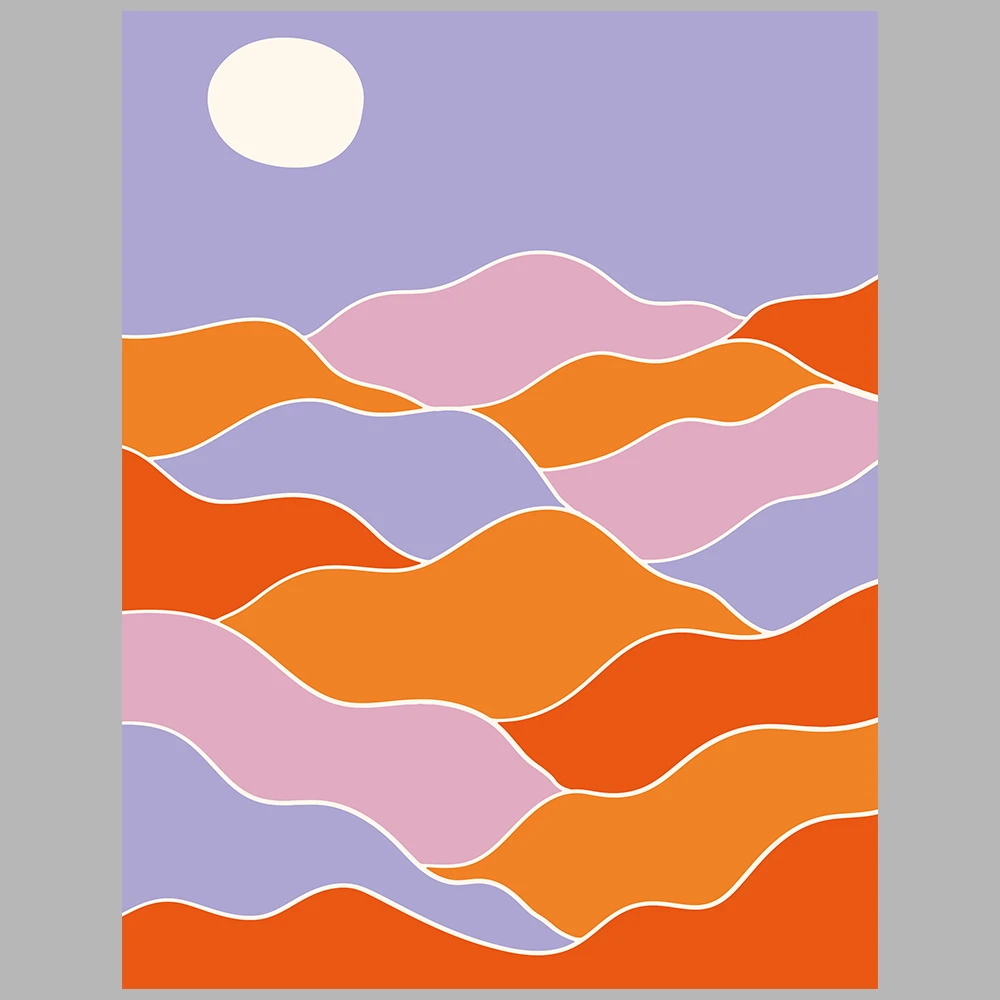 lilac-themed posters
