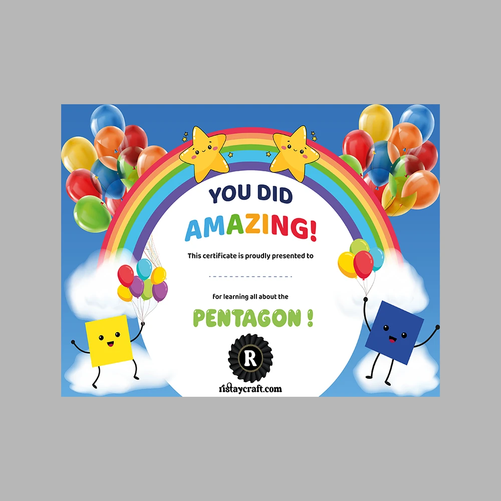 Learning Shapes – Pentagon