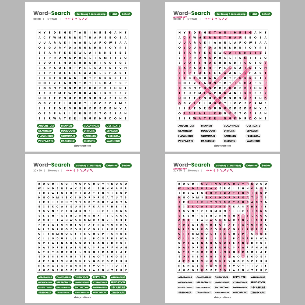 Word Puzzle – Origami & Paper Folding – Philosophers & Thinkers – Themes